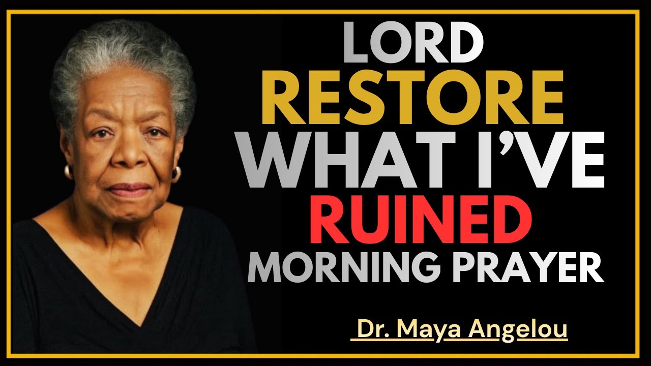 Lord, Correct Me Without Crushing Me And Restore My Heart, Morning Prayer