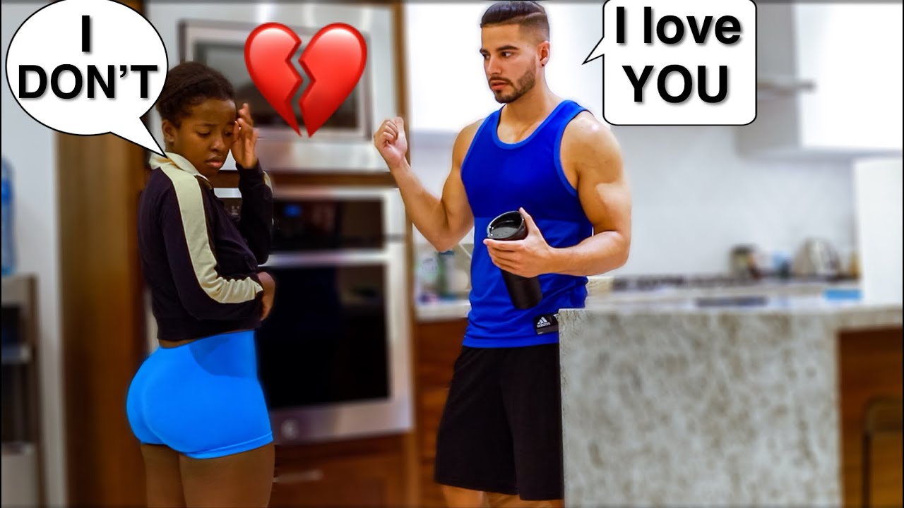 NOT Saying I LOVE YOU Back To See How He REACTS!!! **GETS REAL**