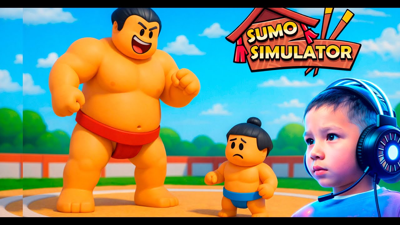From SMALL to GIANT SUMO in ONE DAY! 💪🔥 #roblox #funny