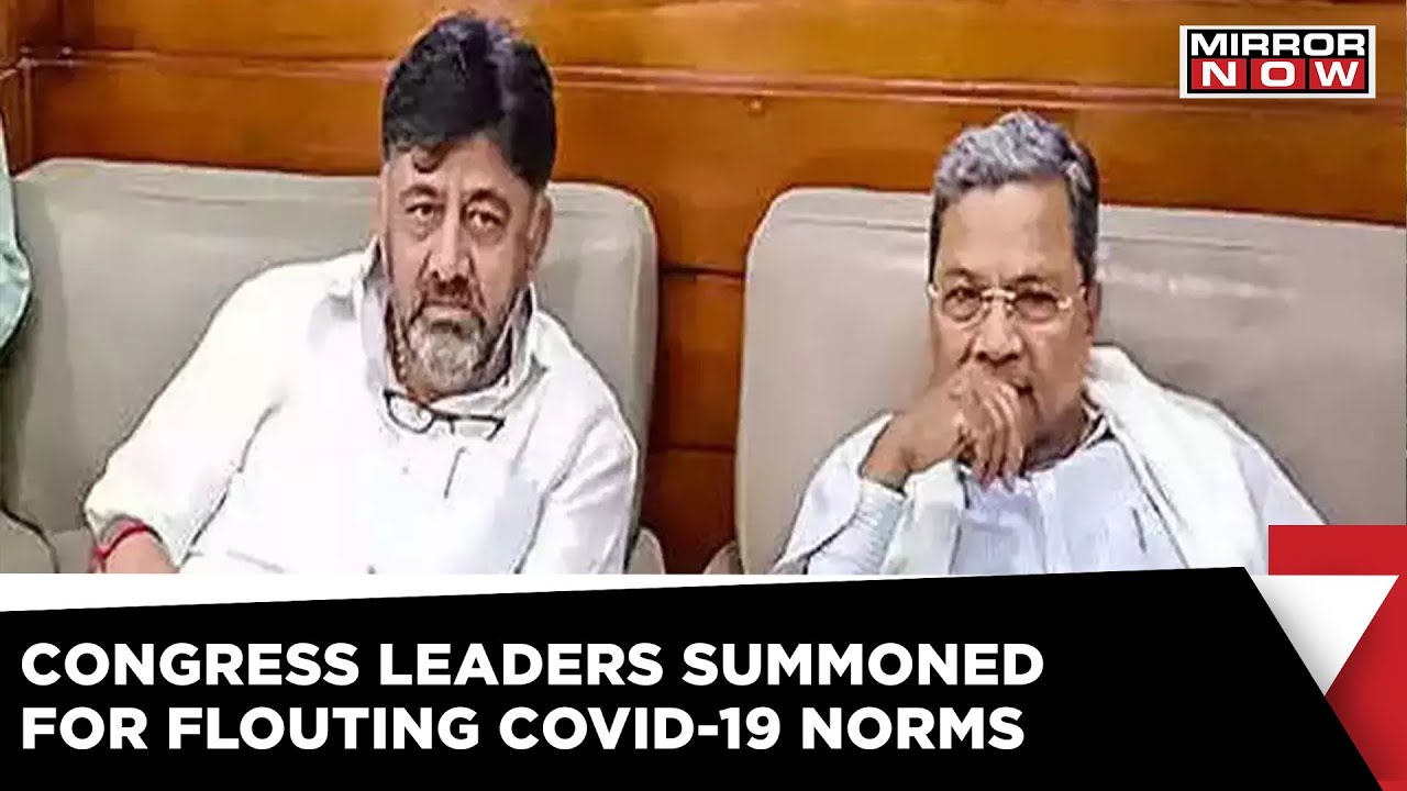 Case Filed Against Congress Leaders For Violation Of  Covid-19 Rules | Karnataka Latest News Update