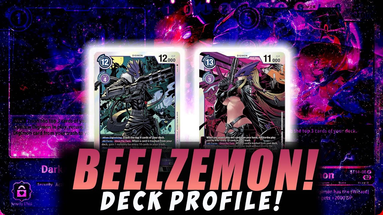 Amazing Tier 1 Deck in BOTH BT13 and EX4! Beelzemon Deck Profile!!