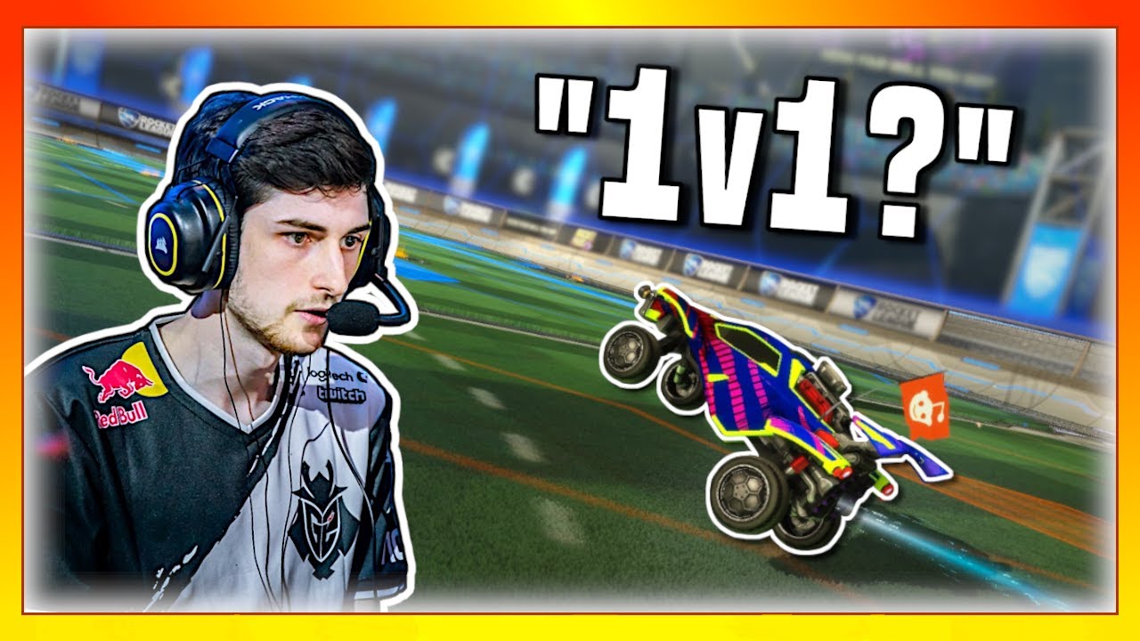 I challenged popular Rocket League streamers to 1v1 me & made them rage...