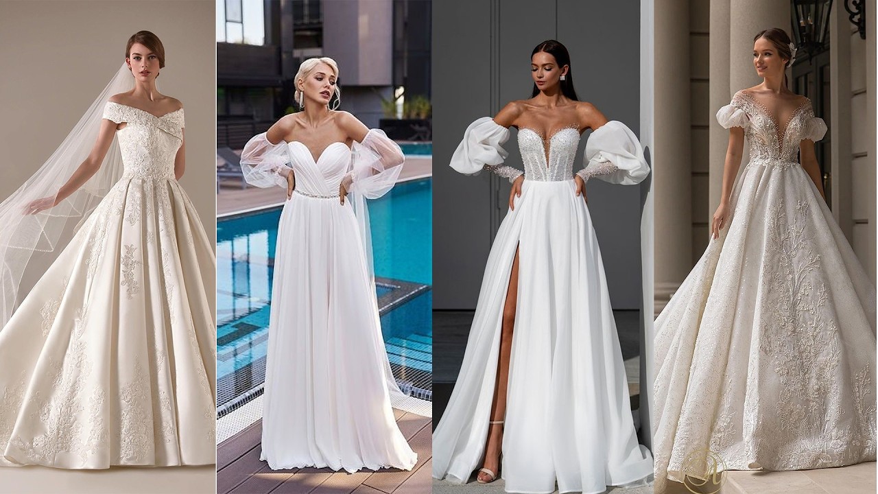 Find Your Perfect Structured Silhouette & Geometric Style! Stunning Bridal Shower Dresses For Brides