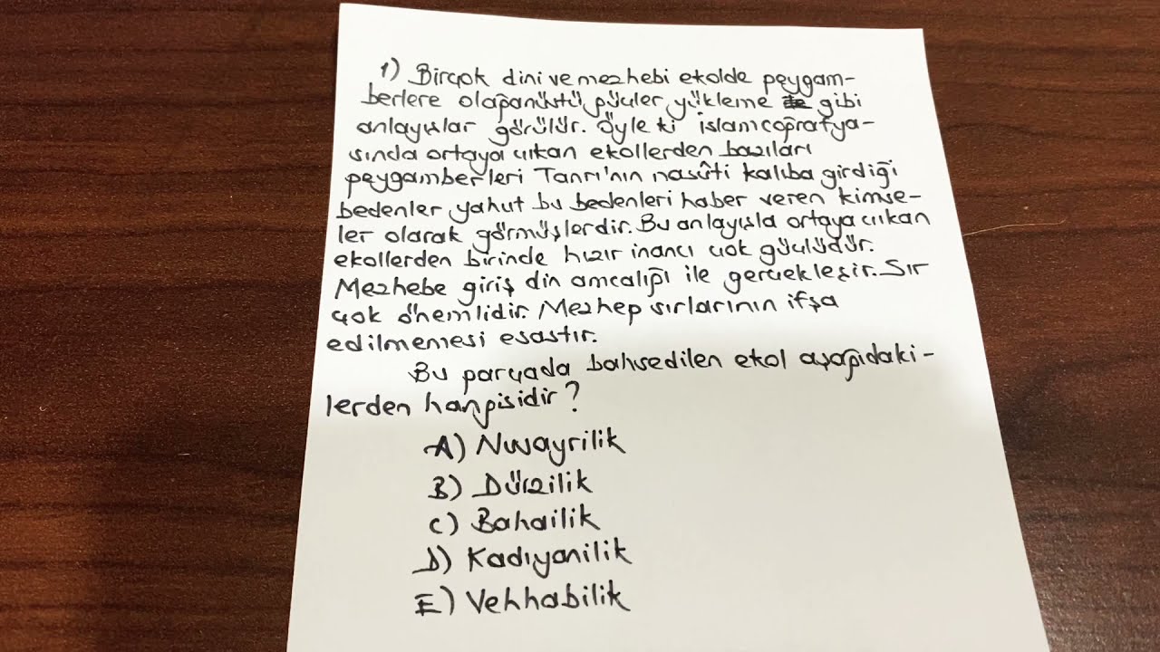 ÖZEL DENEME 📝 (Dhbt-Mbsts-Dikab) Kendimizi deneyelim 💪🏻