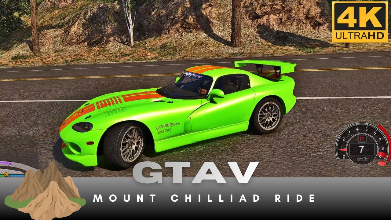 GTA V - Mount Chiliad RIDE Part-1 4K | MJGAMEZ