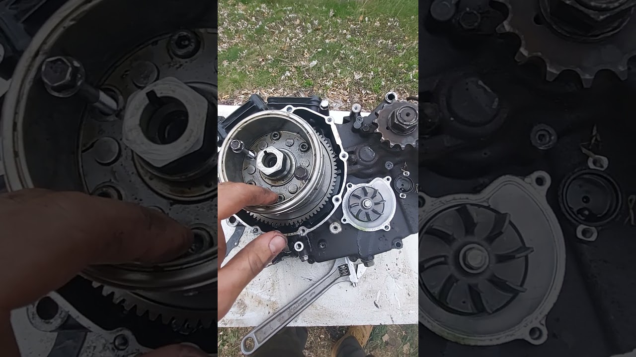 How To Remove Suzuki Marauder 800 Flywheel With No Special Tools