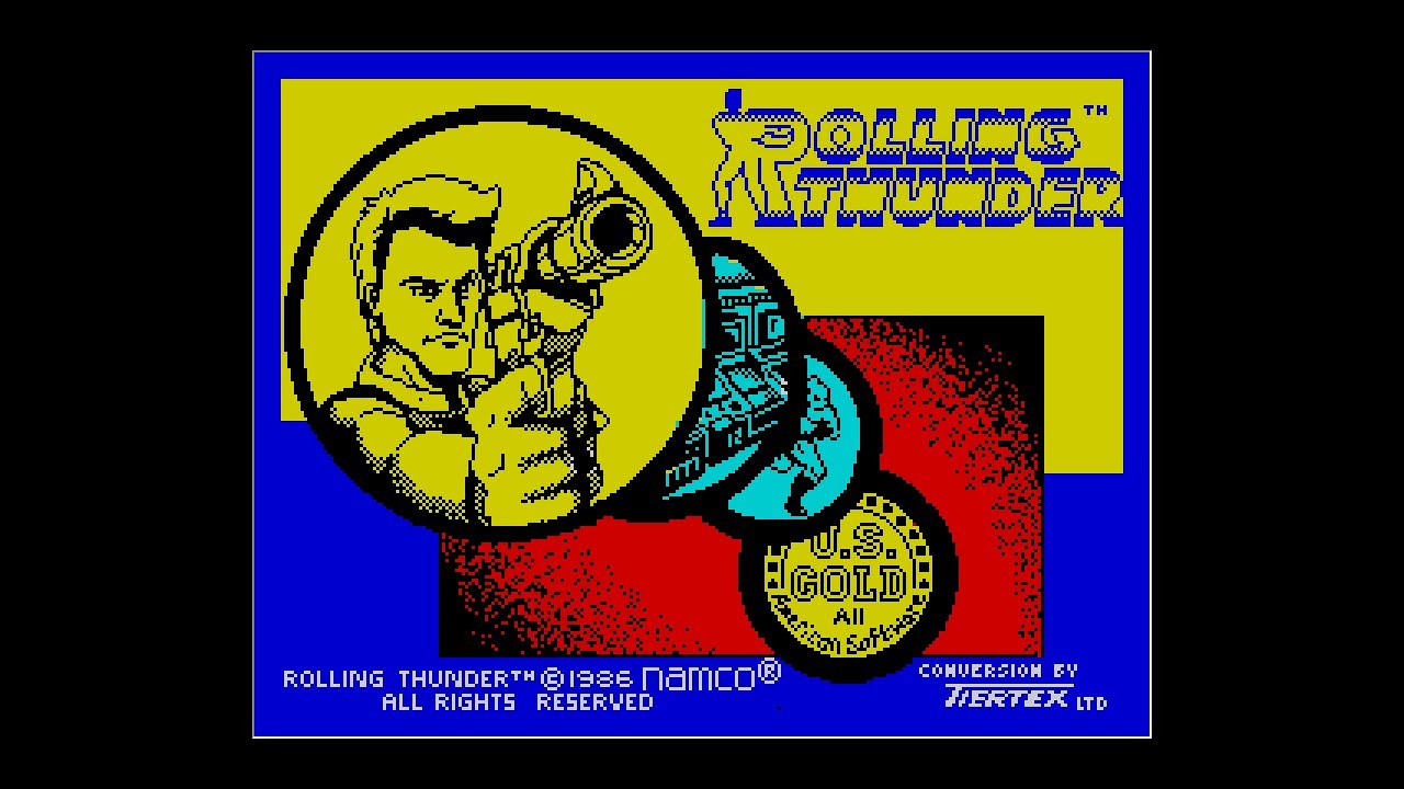 Rolling Thunder. ZX Spectrum. Прохождение