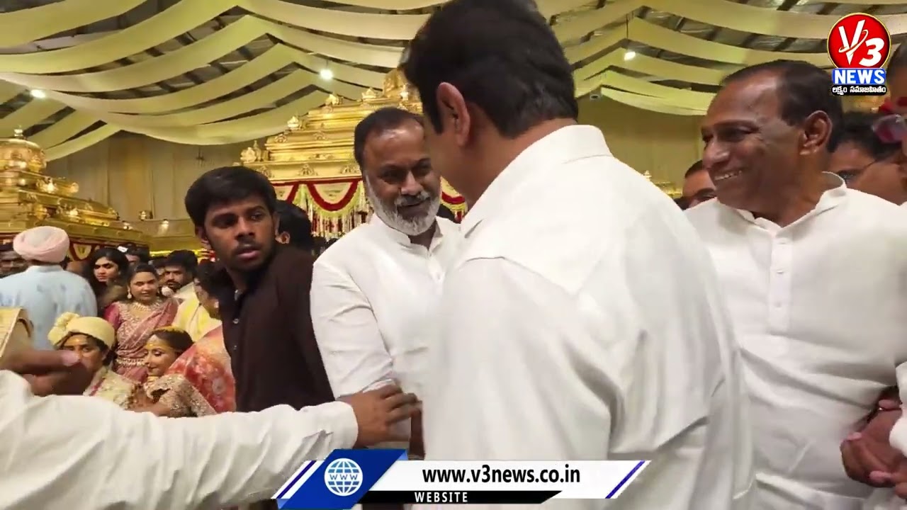 సూర్య విక్రమాదిత్య, సాక్షి వివాహానికి హాజరైన కేటీఆర్