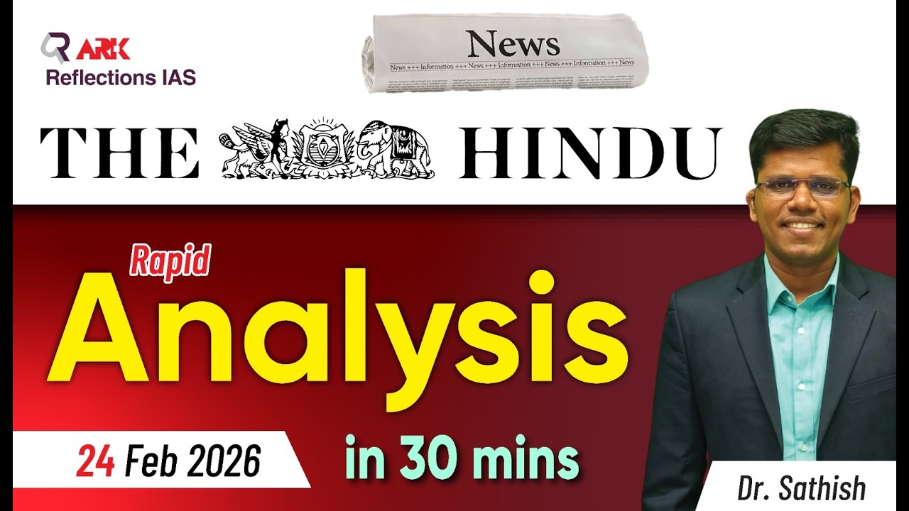 Today Current Affairs 24-02-2026 || Ark Reflections IAS