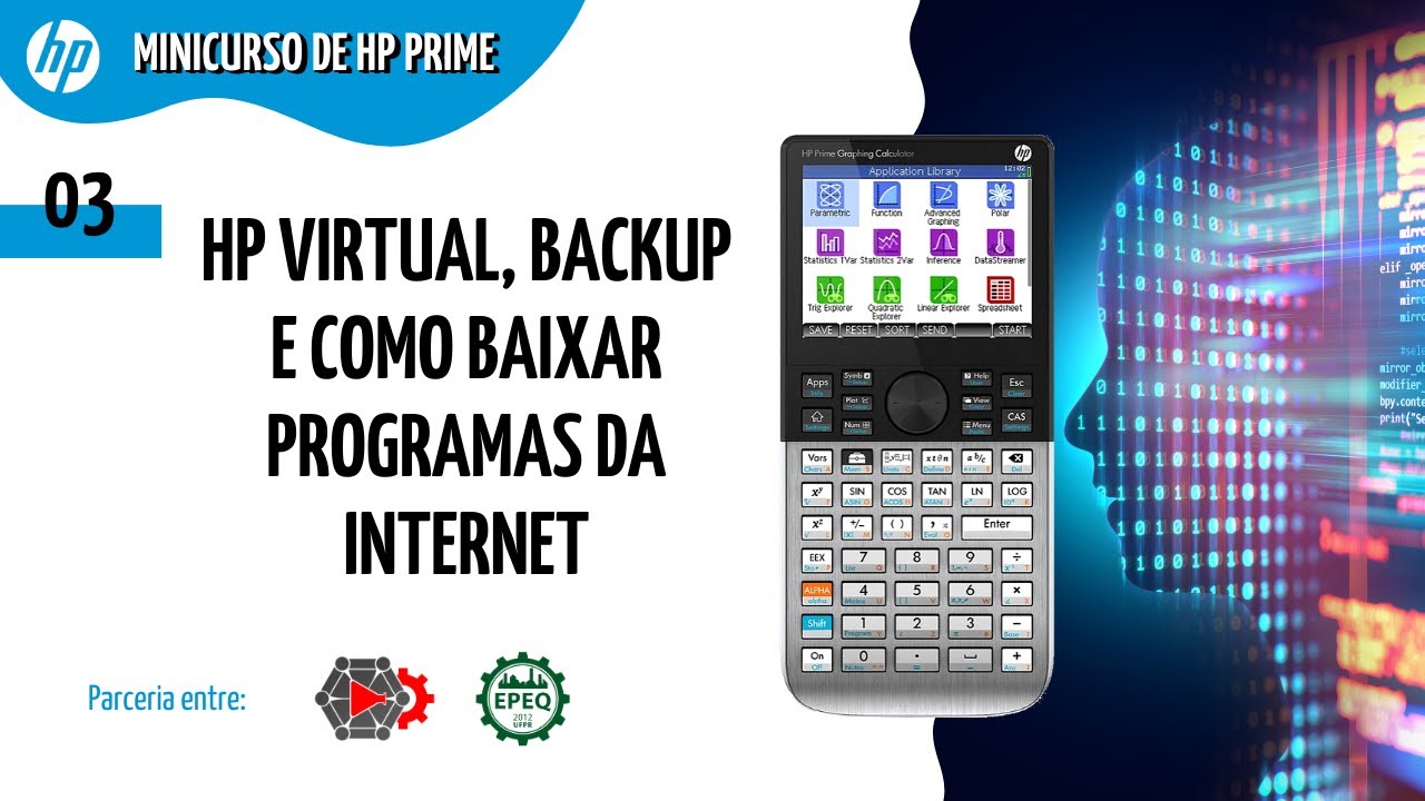 HP Prime - HP Virtual, Backup e como baixar programas da internet