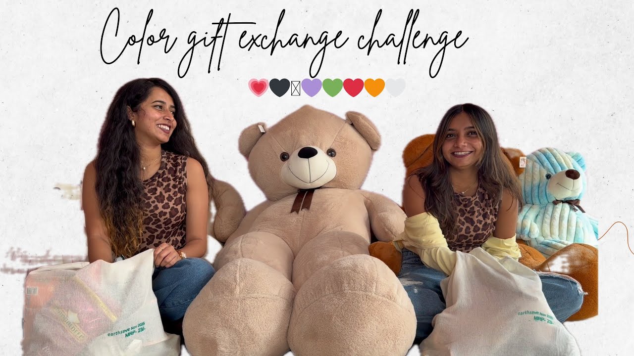 Color gift exchange challenge ♥️ white color yen gift kotlu 🧐