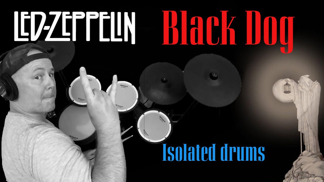 'BLACK DOG' | Led Zeppelin | ISOLATED Drum Cover (Free Drumeo Trial) Roland V-Drums TD-17KVX