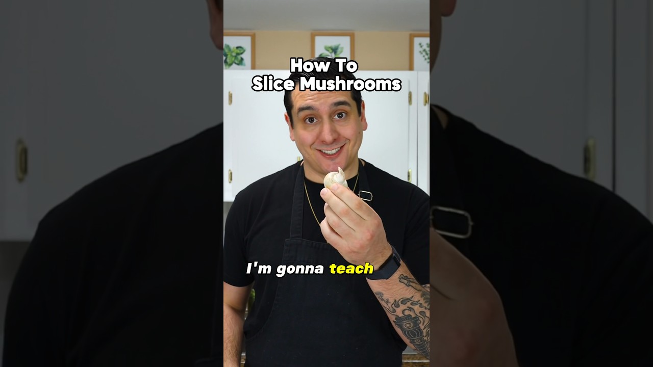 🧑&zwj;🍳 How to Slice Mushrooms #howtoslicemushrooms #slicemushrooms #cuttingmushrooms