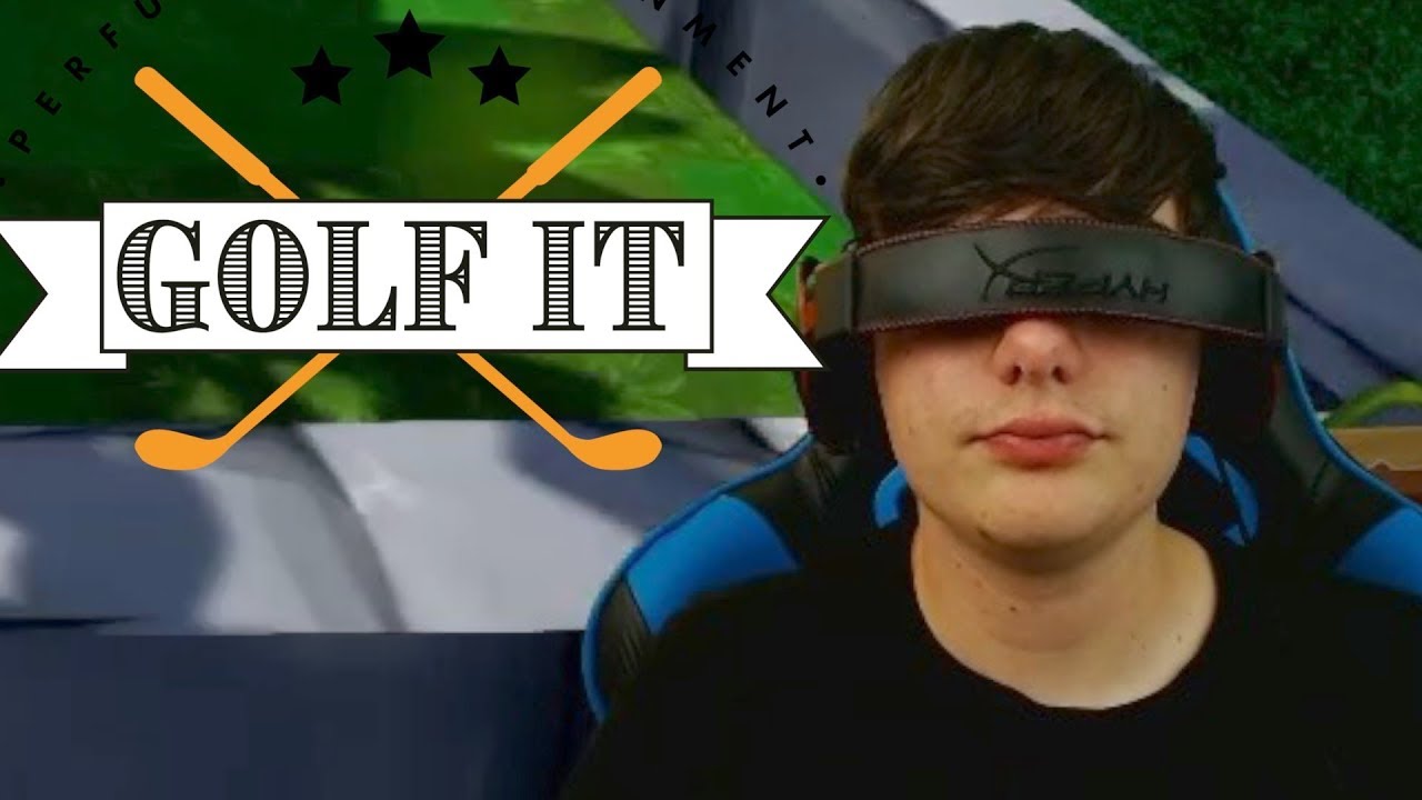 PLAYING GOLF BLINDFOLDED! Golf It!