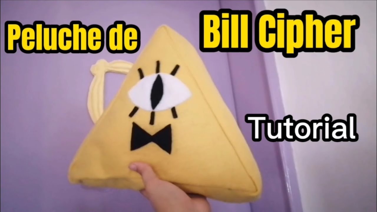 TUTORIAL Peluche de Bill Cipher(Gravity Falls)- MÓNICARAMELO.