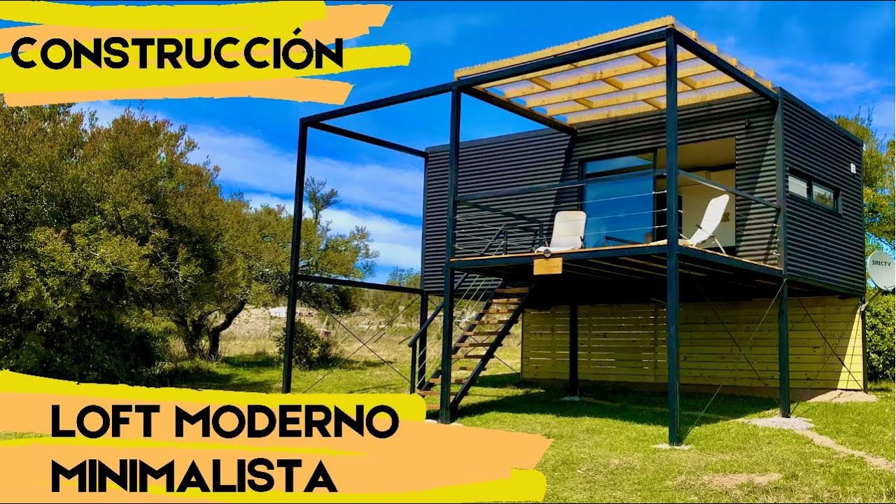 Loft moderno y minimalista - construcción en seco