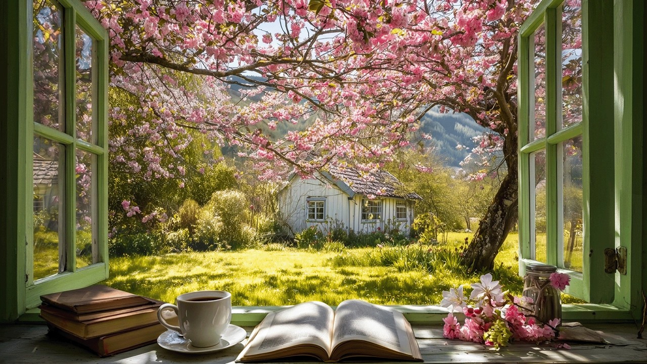 Peaceful Spring Morning by the Window | A playlist for quiet moments | Reading Focus Study Work
