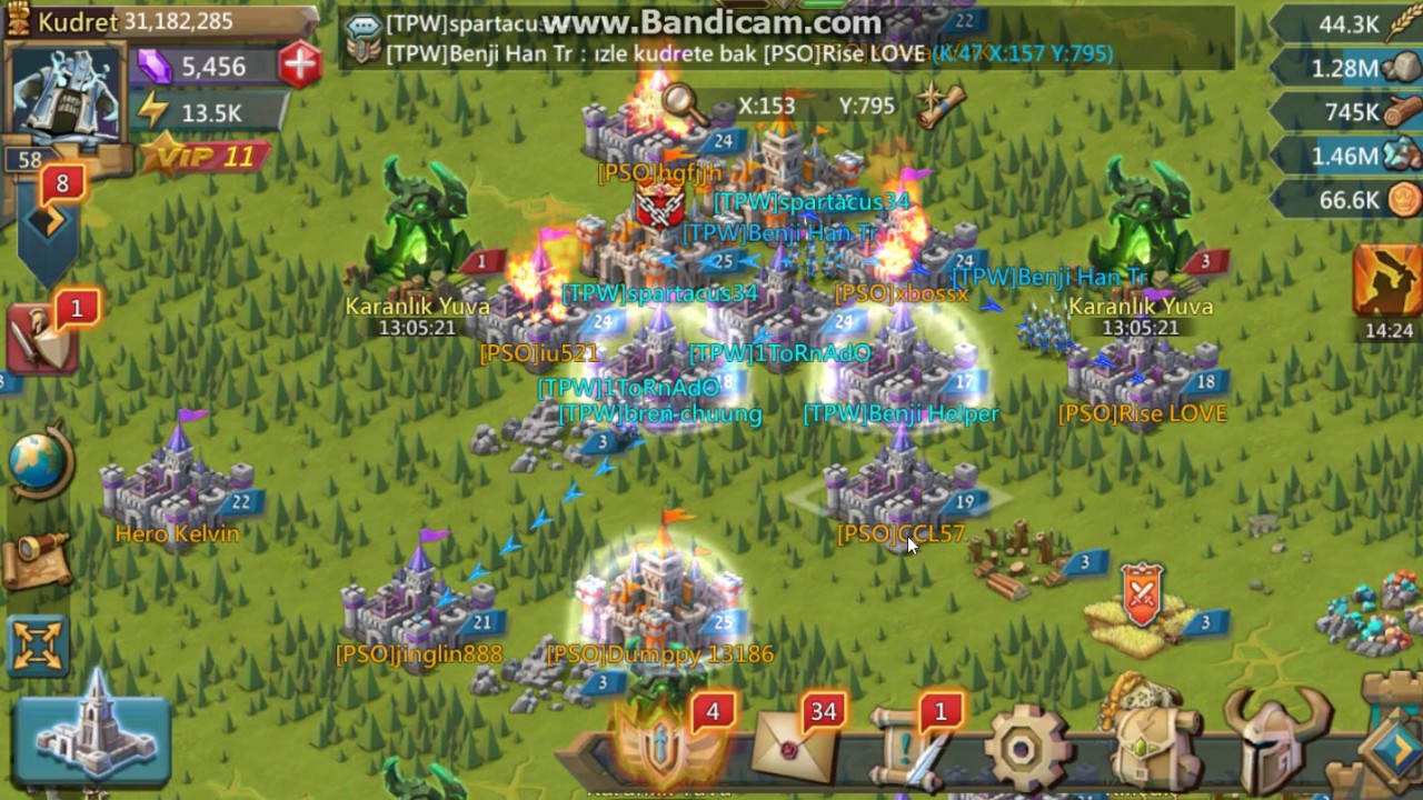 Tpw Lords mobile T&uuml;rkiye kingdom 47