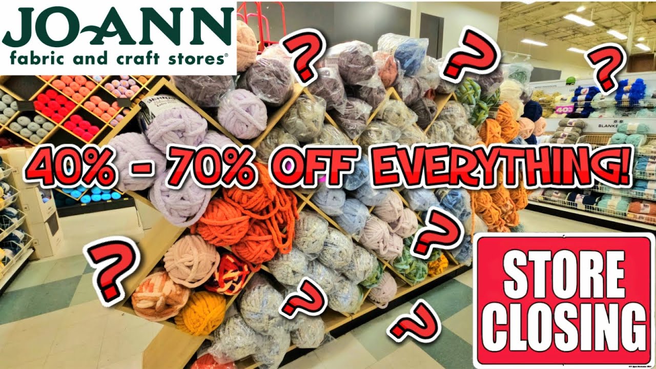 JOANN STORE LIQUIDATION SALE  ? 🔥🤔