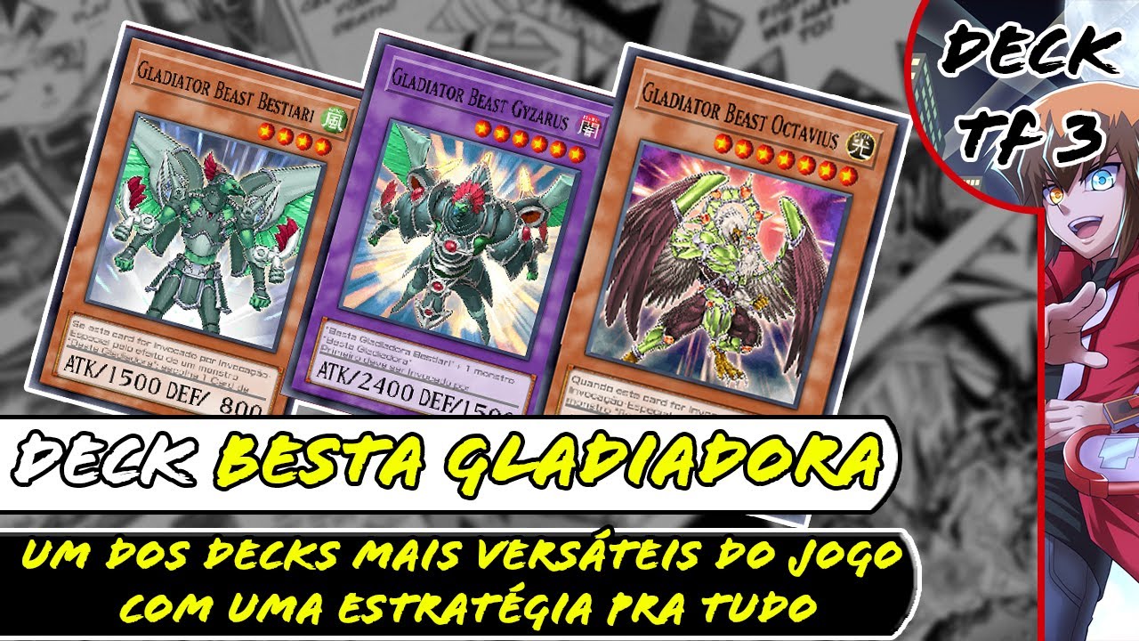 Yu-Gi-Oh! GX Tag Force 3 - |DECK| - BESTA GLADIADORA (MUITO OP)