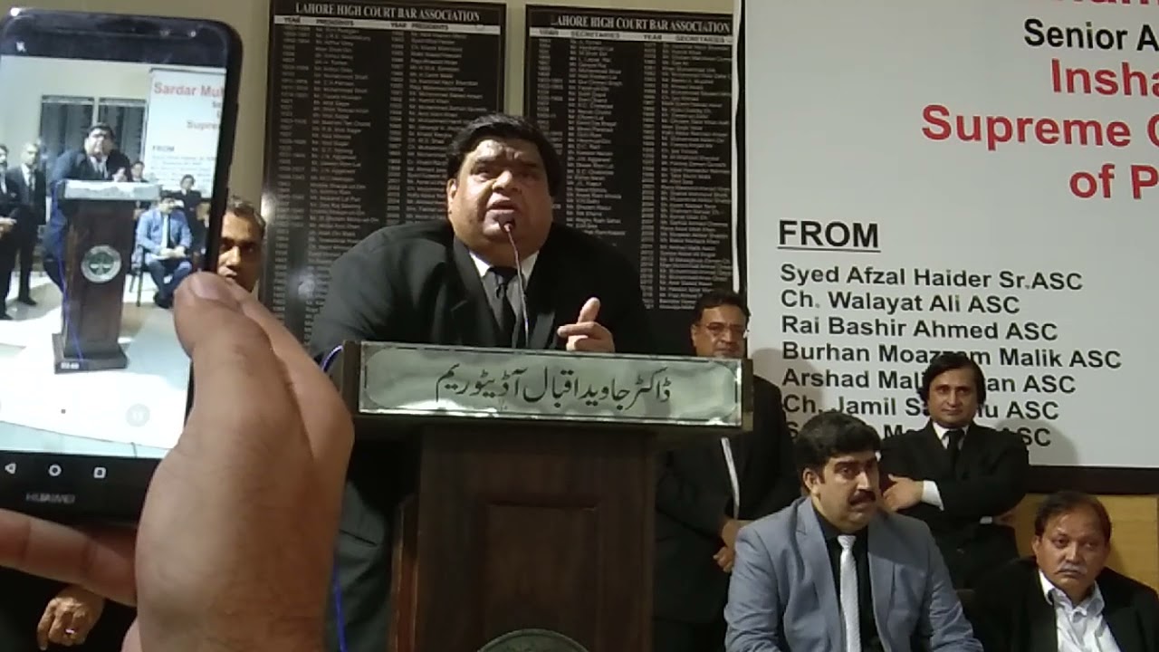 burhan mauzam malik advocate p1  //Election sardar lateef khan khosa for President  (SCBAP)