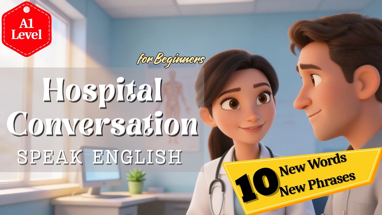 English Conversation | Hospital | Doctor & Patient Dialogue #english #simpleenglish #slowenglish