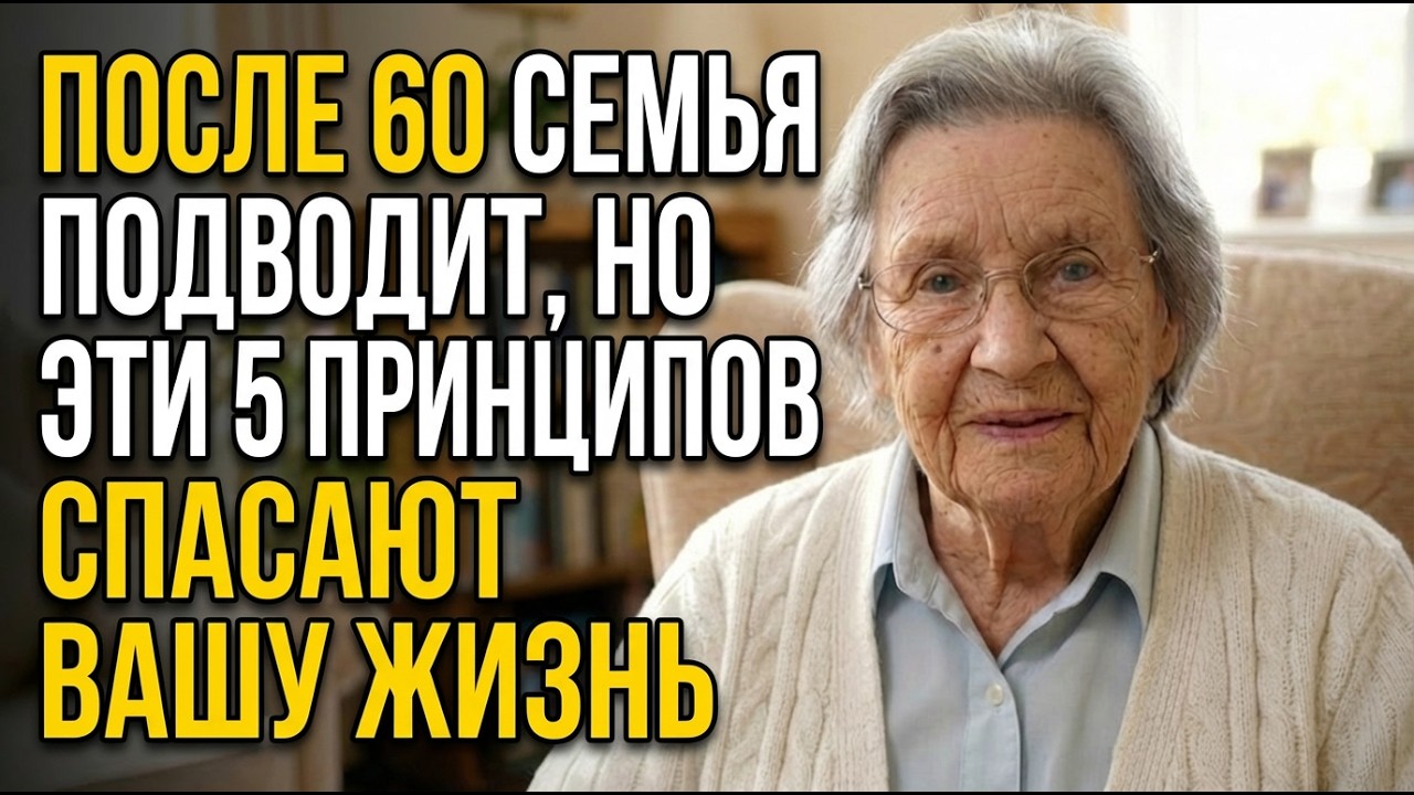 Мне 83. После 60 Семья Может Подвести, Но Эти 5 Принципов Могут Спасти Вашу Жизнь.