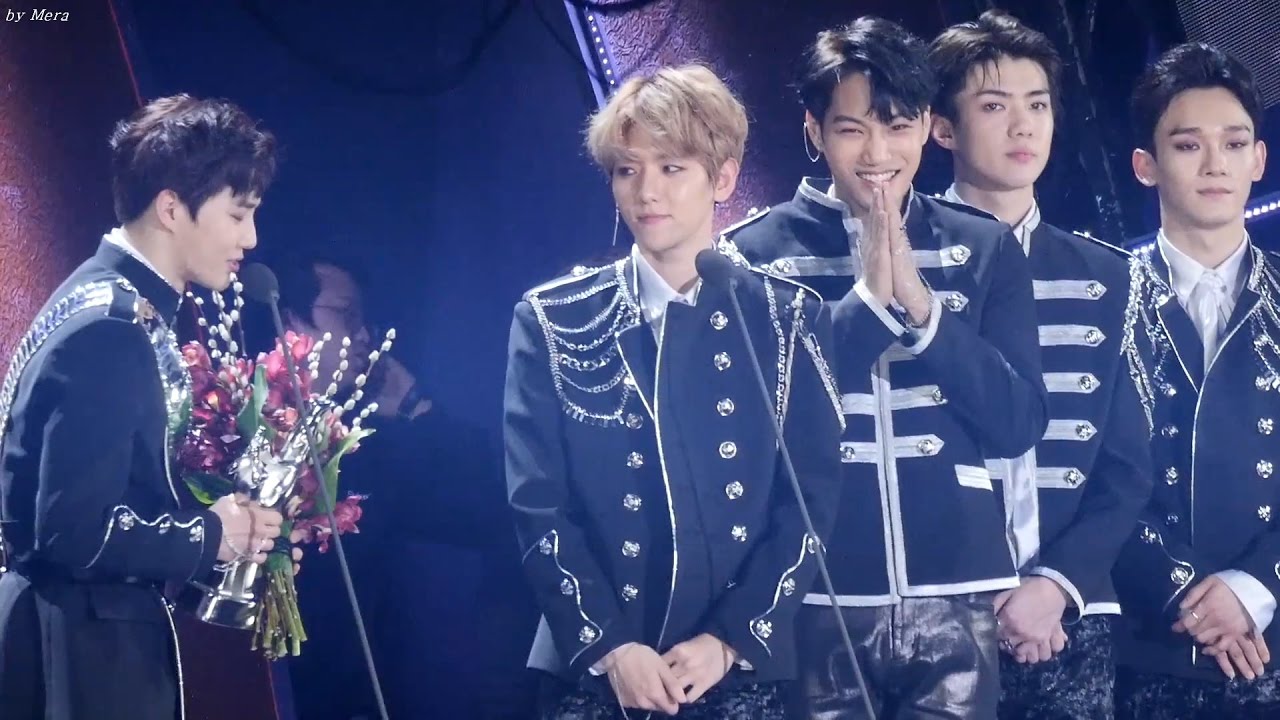 170114 엑소 (EXO) 대상 수상 소감 [전체] 직캠 Fancam (제31회 골든디스크 어워즈) by Mera