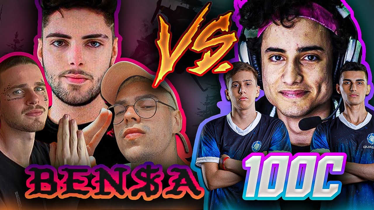 BEN$A VS 100C, SE ENCONTRAM DUAS VEZES EM LOBBY PERSONALIZADO, STOLEN 