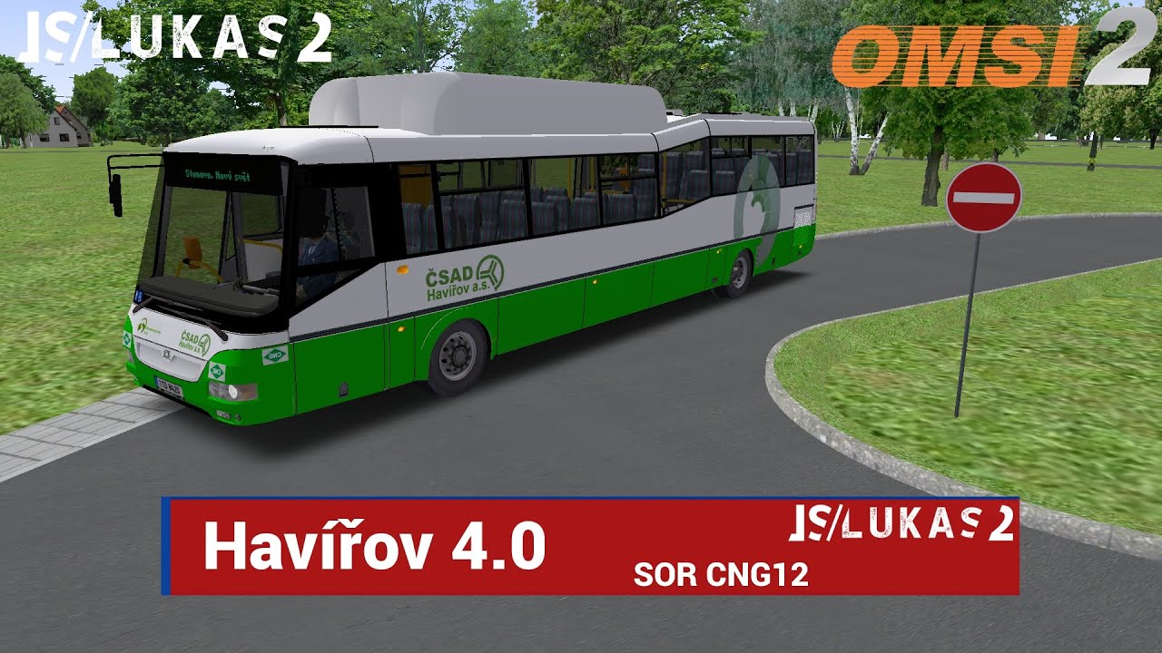OMSI 2 – Havířov 4.0 - Sor CNG12 - Linka do Stonavy
