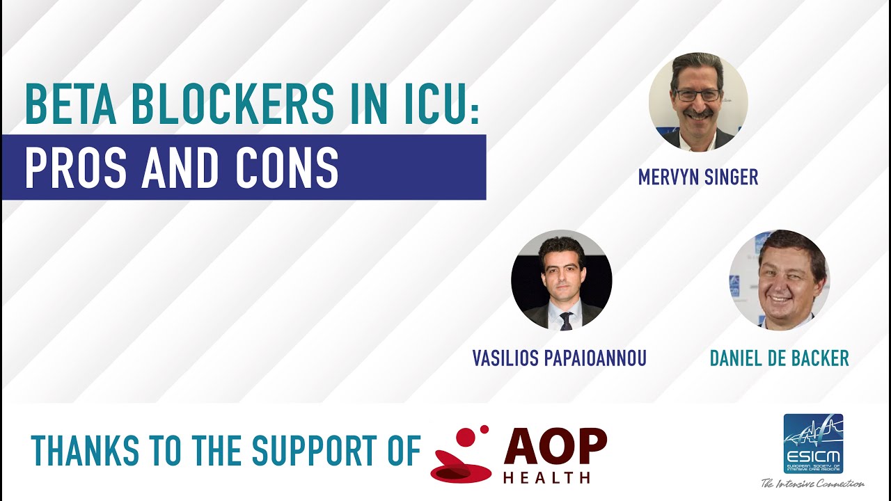 Beta blockers in ICU: Pros & Cons