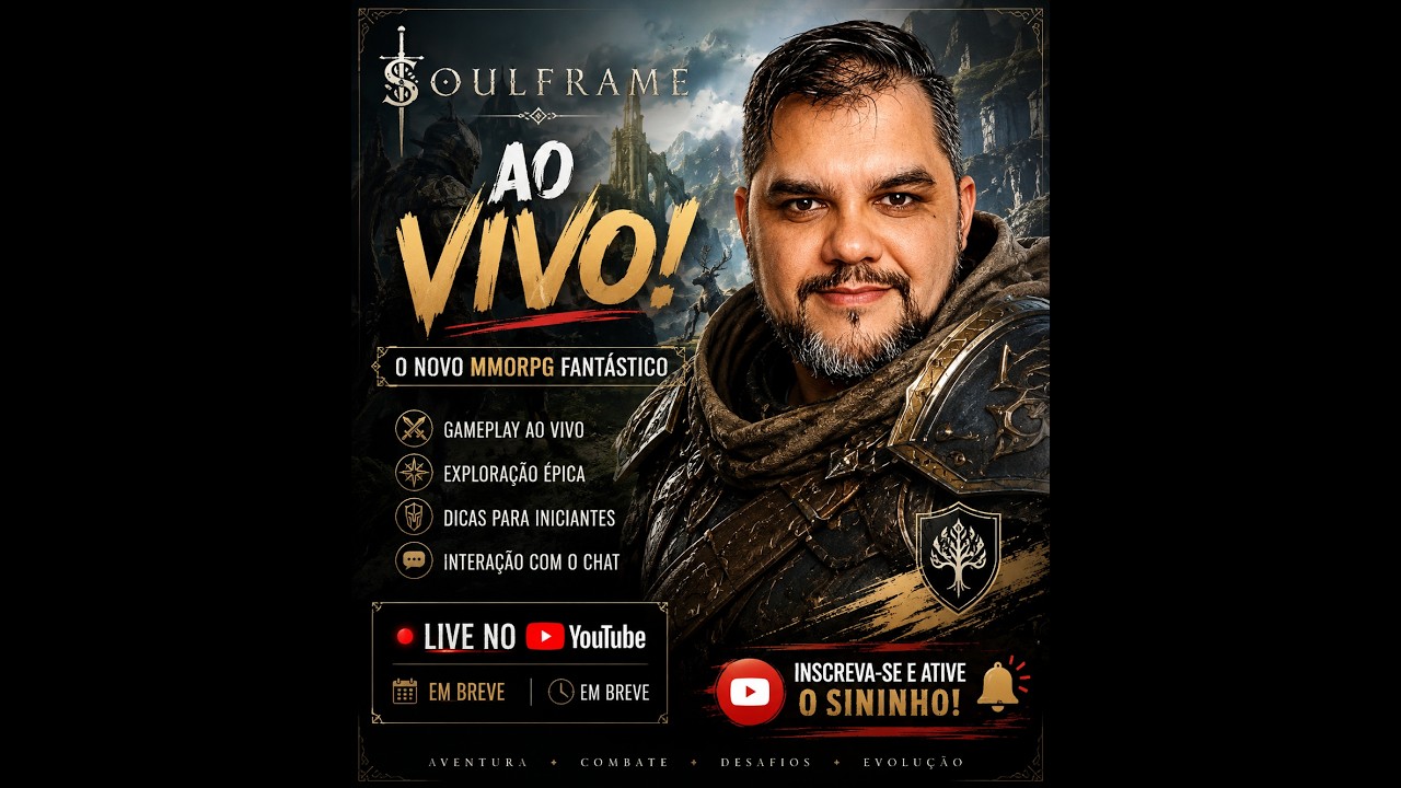 🔥 SOULFRAME AO VIVO! Explorando o Novo MMORPG Fant&aacute;stico &bull; Gameplay, Dicas e Aventuras!