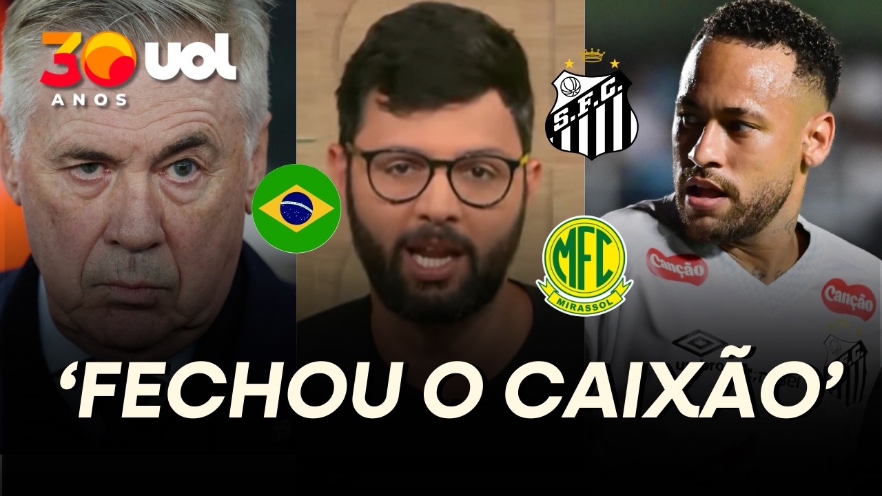 NEYMAR FORA DE TESTE! QUEM ANCELOTTI VAI OLHAR? 'FECHADA DE CAIXÃO SIMBÓLICA DE CHANCE NA SELEÇÃO'