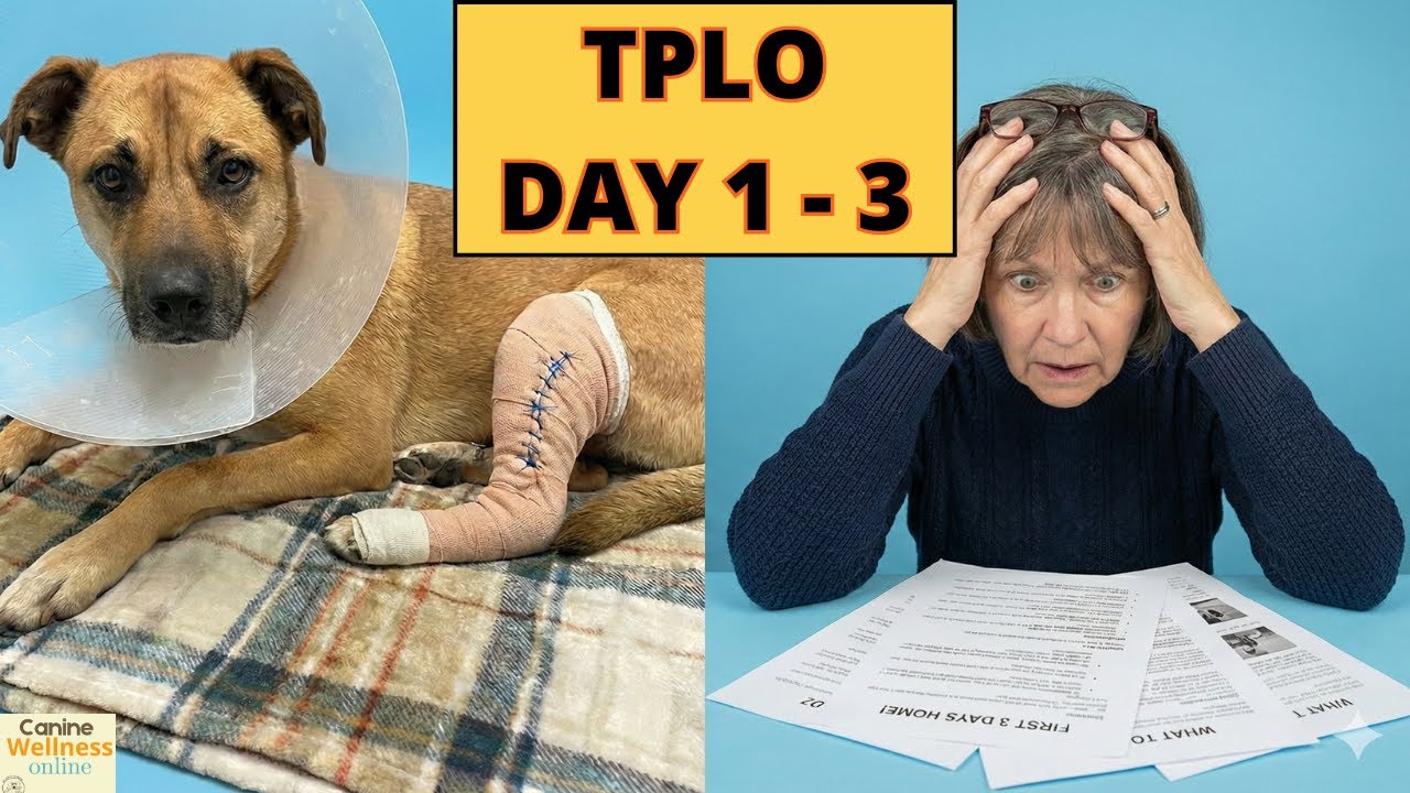 TPLO Recovery Days 1-3 Help? Surviving the First 72 Hours Home