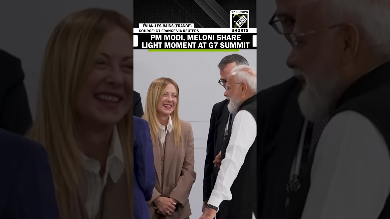 Must Watch! PM Modi, Meloni share a light moment during G7 Summit in Evian, France