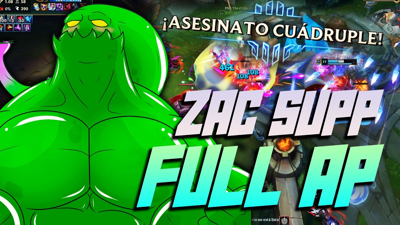 THIS ZAC SUPPORT AP DESTROYS EVERYONE!! 💀🔥