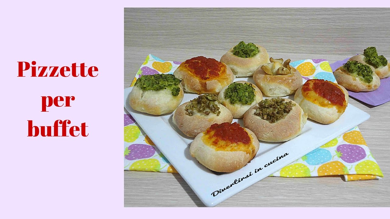 Focaccine da buffet | Divertirsi in cucina