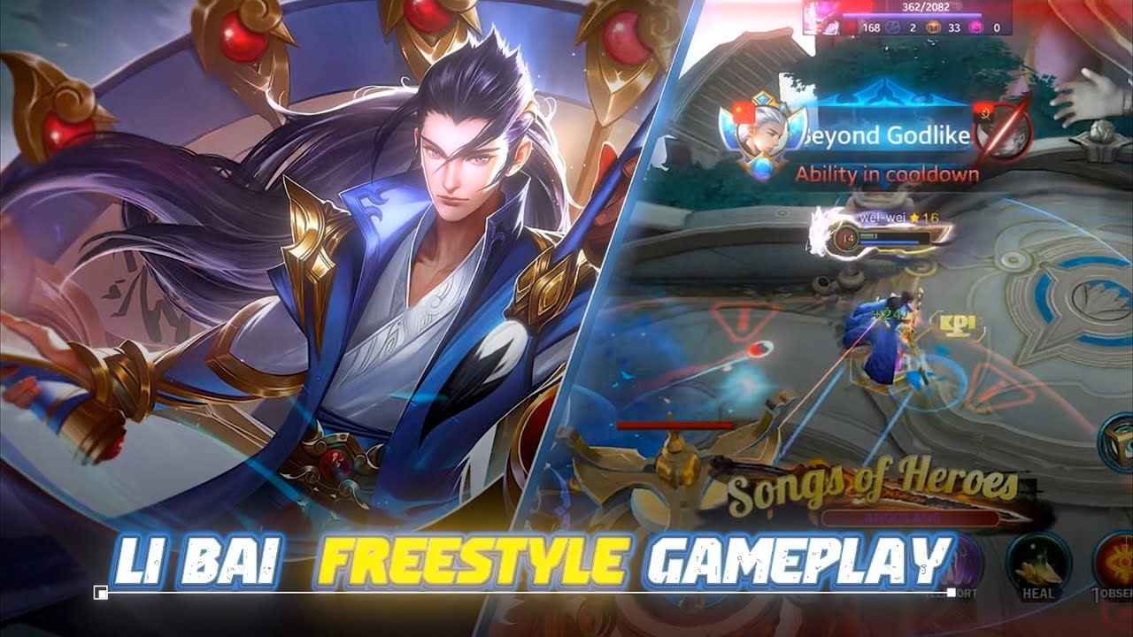 《Heroes Evolved》 Li Bai Full Gameplay – 16/2/4 KDA | S38 Ranked