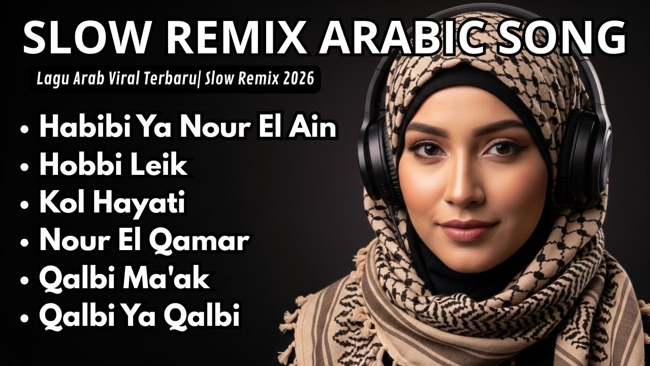 DJ Lagu Arab Slow Remix Viral TikTok, Musik Arab Paling Ngena di Hati dan Bikin Canduu