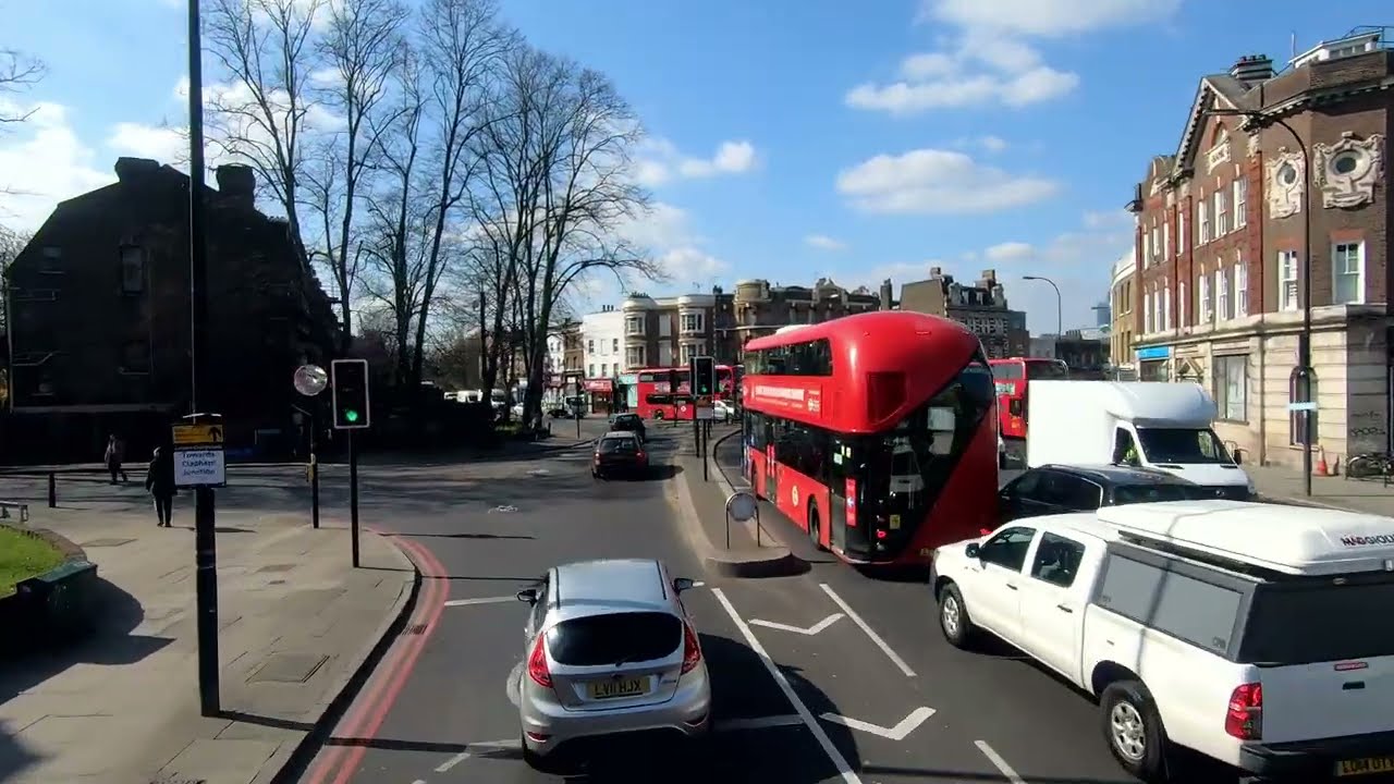London BUS Ride 🚌 Route 436 - LEWISHAM to BATTERSEA PARK Station via Vauxhall, United States Embassy
