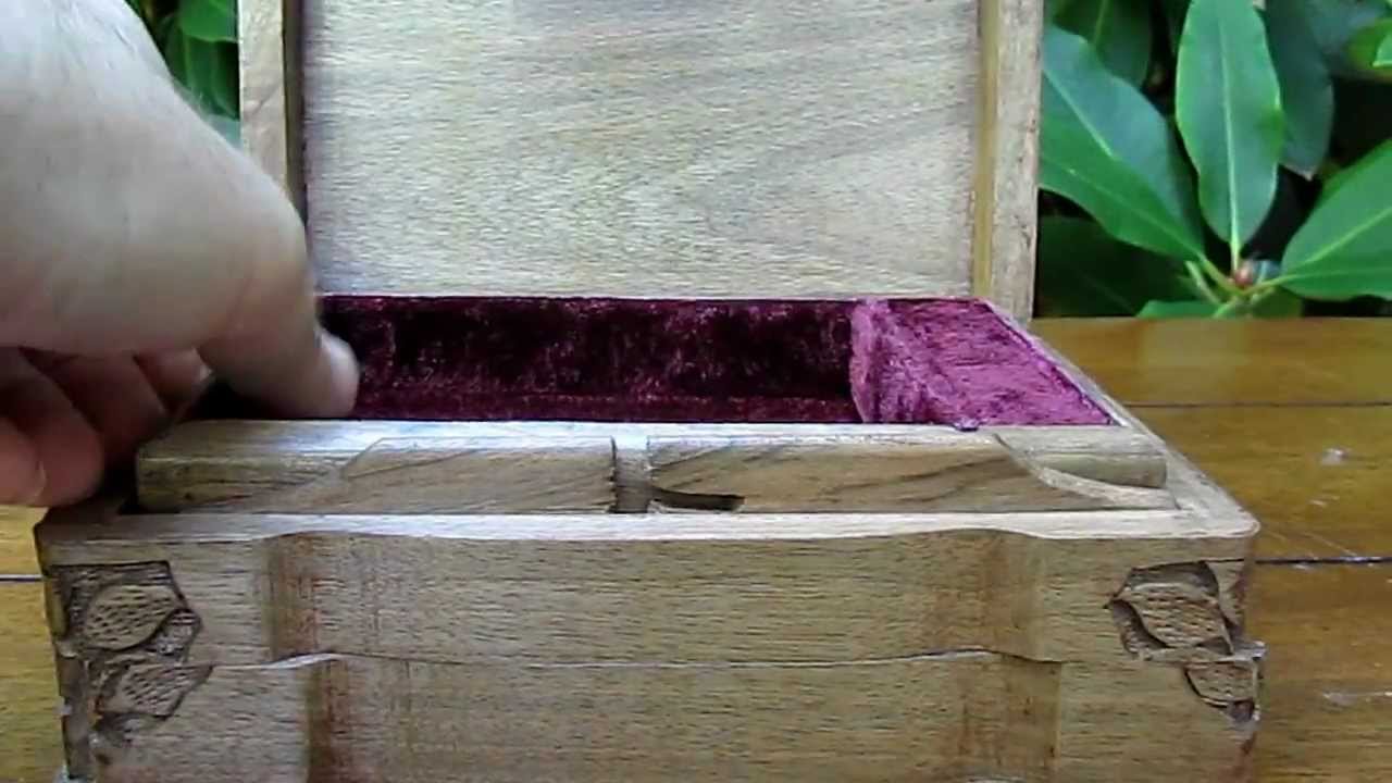 Walnut Wood Jewellery Box