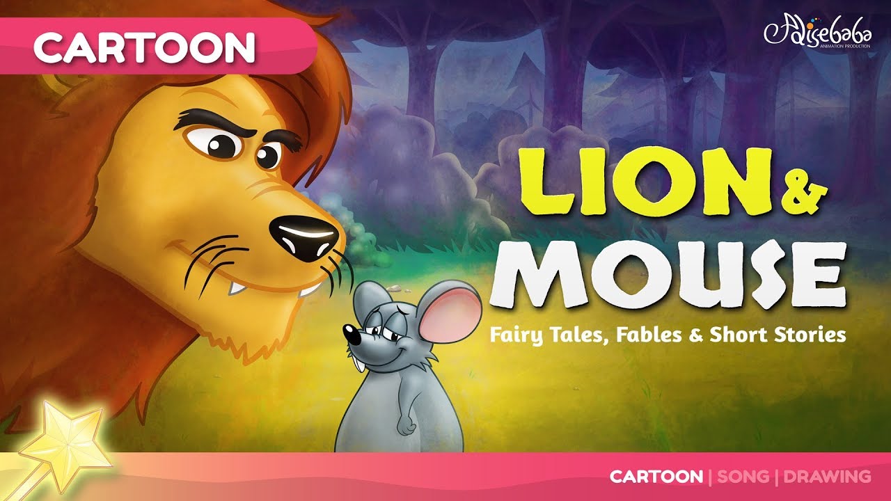 The Lion and the Mouse Fable Bedtime Stories for Kids in English