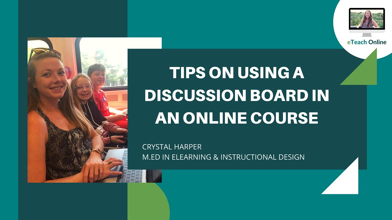 Tips on Using a Discussion Board or Forum in an Online Course