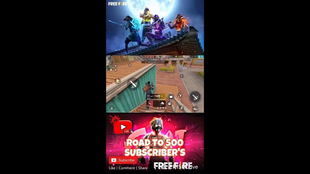 FREE FIRE GAME Live streaming of Nikson96 playing video 9 #freefire