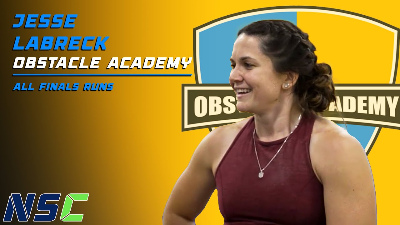 NSC 2nd Place Jesse Labreck | Every Finals Run From Obstacle Academy Qualifier | Season 2