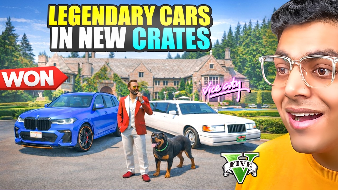 Opening New Winter Containers To Win Legendary Cars in GTA 5 Grand RP