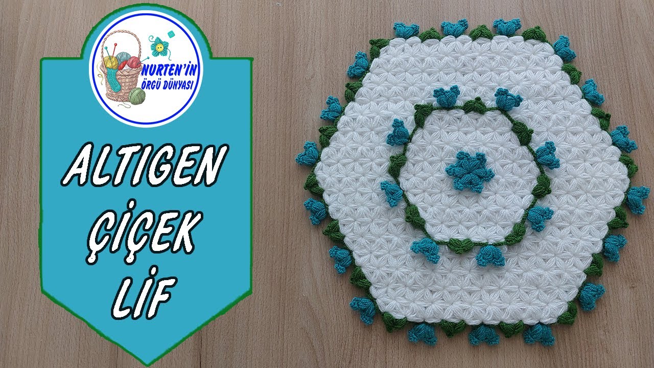 Altıgen Çiçek Lif Modeli Yapımı | lif modelleri ve yapılışları,en güzel lif örnekleri