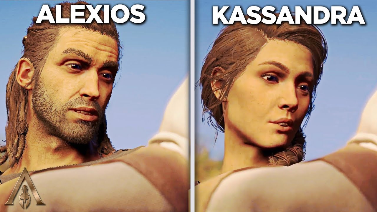 Alexios vs Kassadra's Baby (Comparison) - Assassin's Creed Odyssey