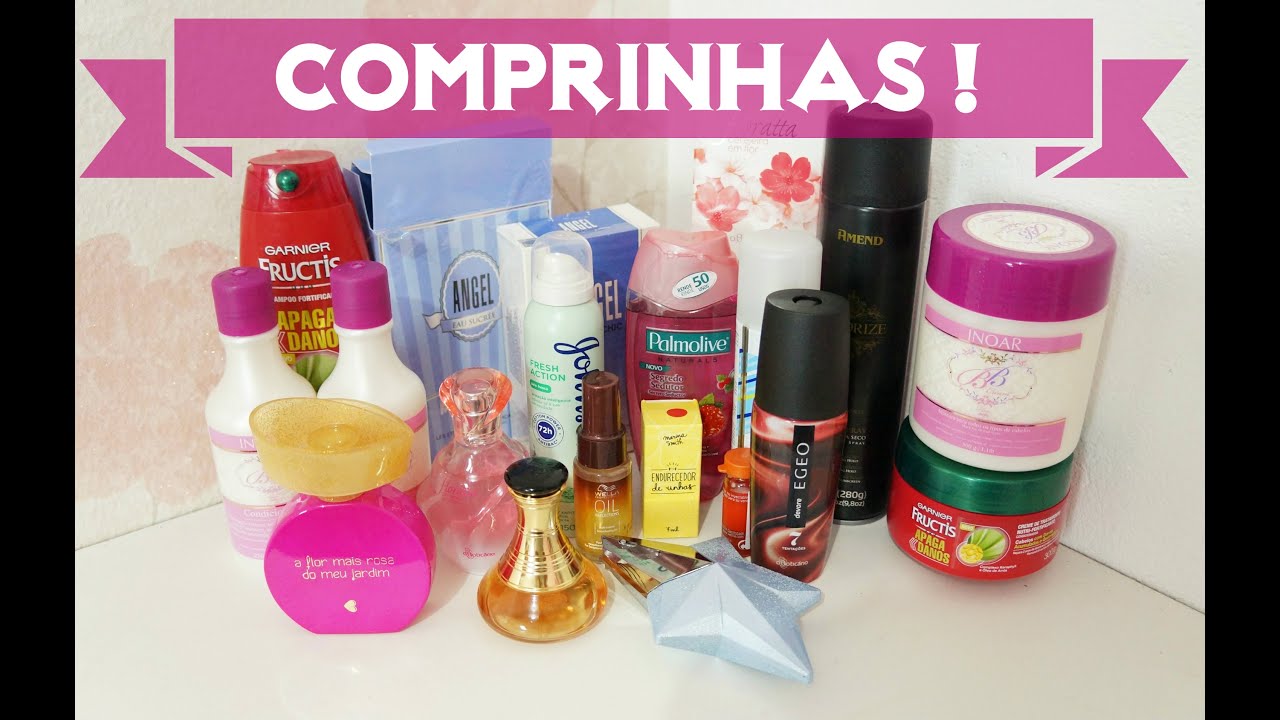 Comprinhas de Produtos para Cabelos, Perfumes  e mais!