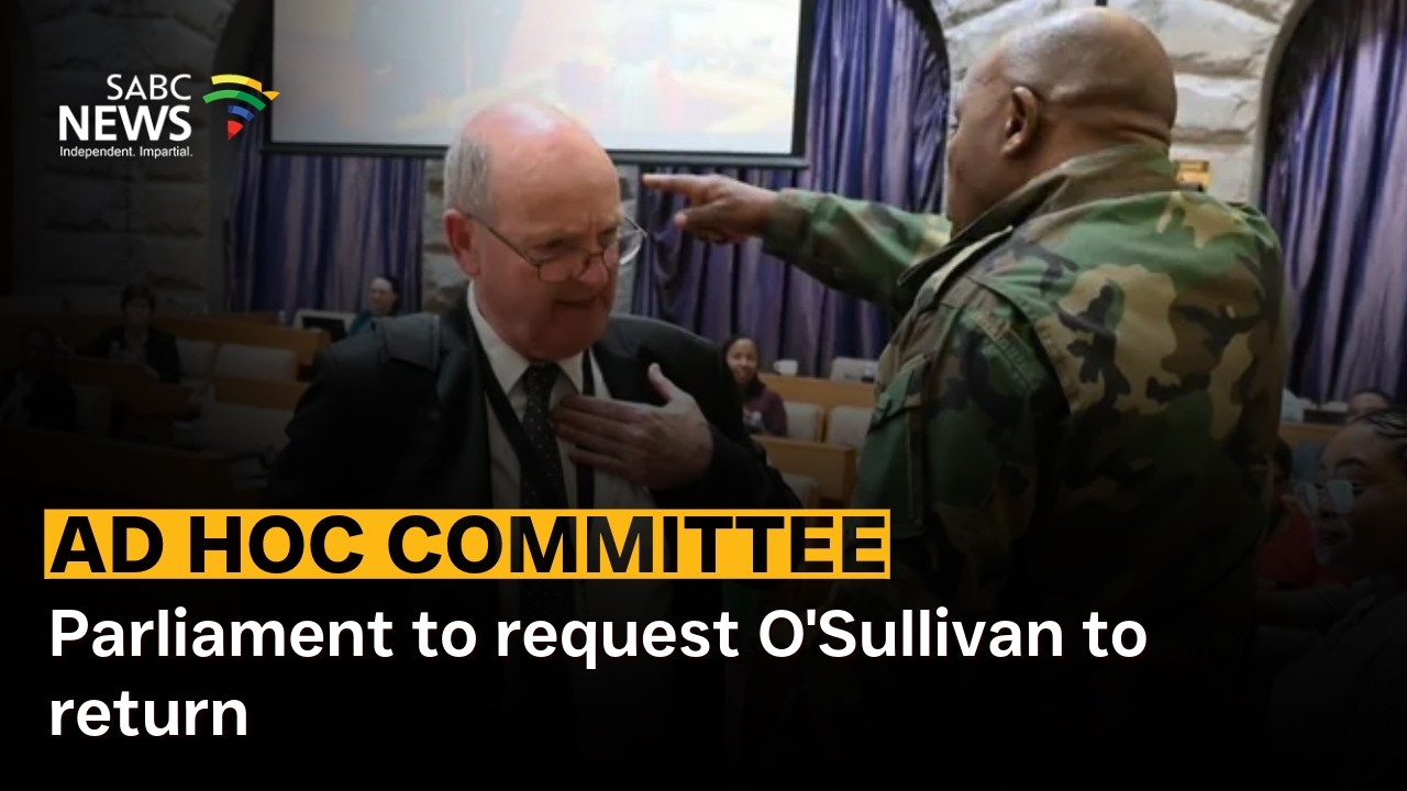 Ad Hoc Committee | Parliament to request O'Sullivan to return